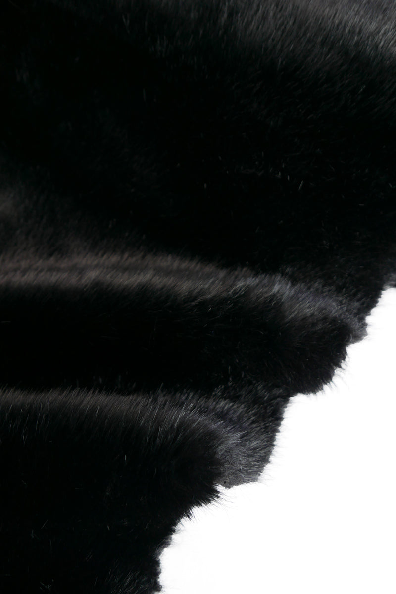 Vino - Korean Faux Fur | Black – Drapers Fabrics