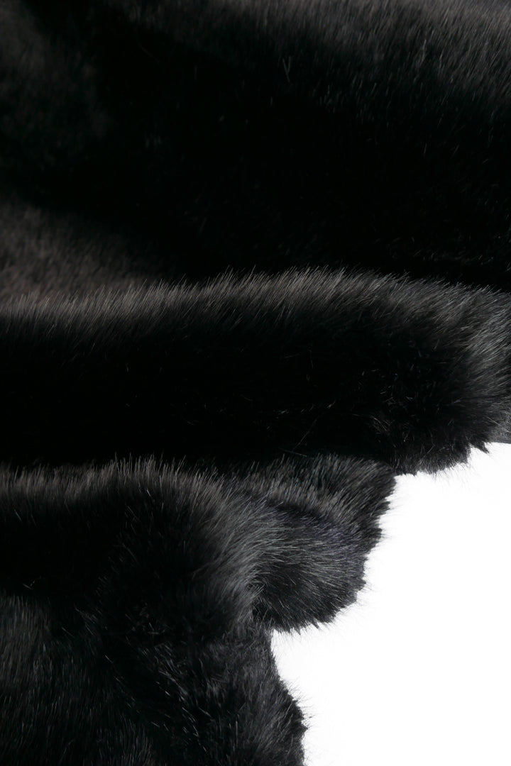 Vino - Korean Faux Fur | Black