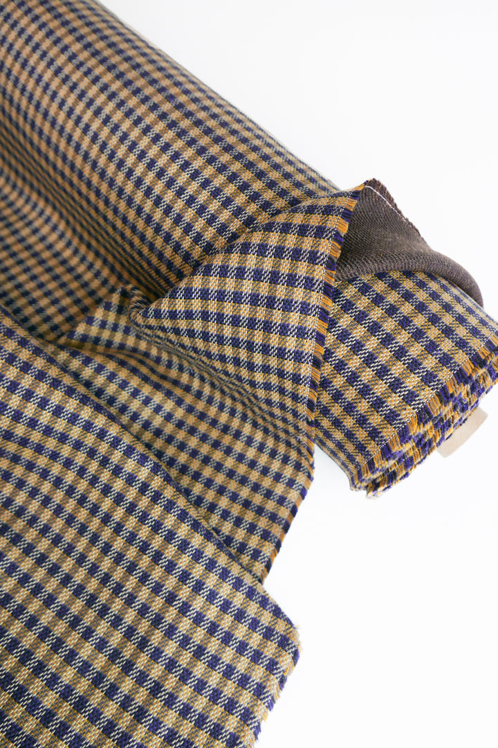 Alberto - Double-Woven Wool Flannel | Purple Pansy