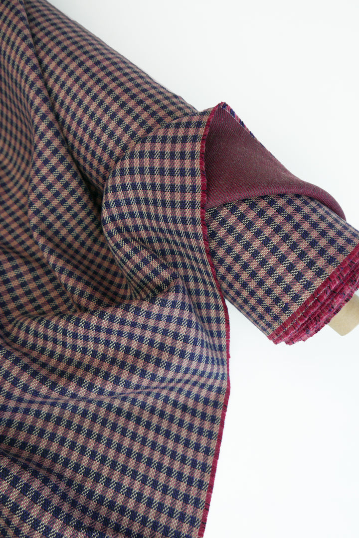 Alberto - Double-Woven Wool Flannel | Boysenberry