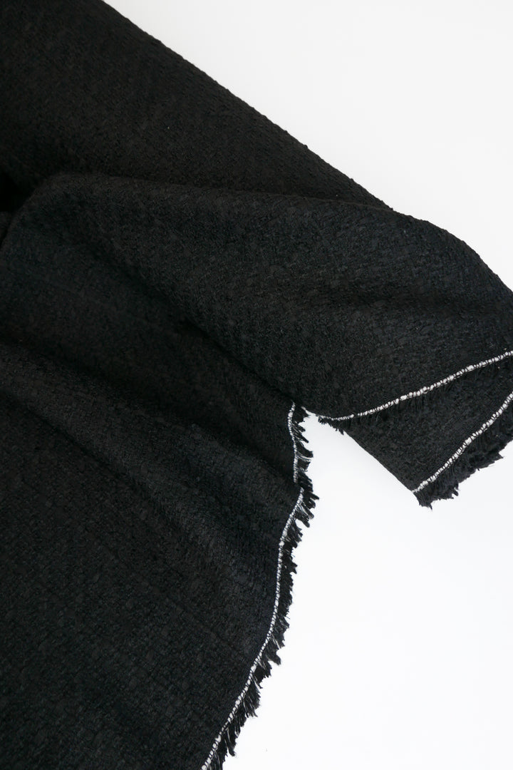 Coco - Wool Tweed | Classic Black