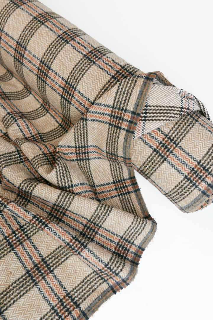 Sheffield - Brushed Wool Coating | Hazelnut