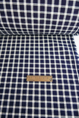 Lukah - Linen Cotton | Navy (LAST CUT - 3M)