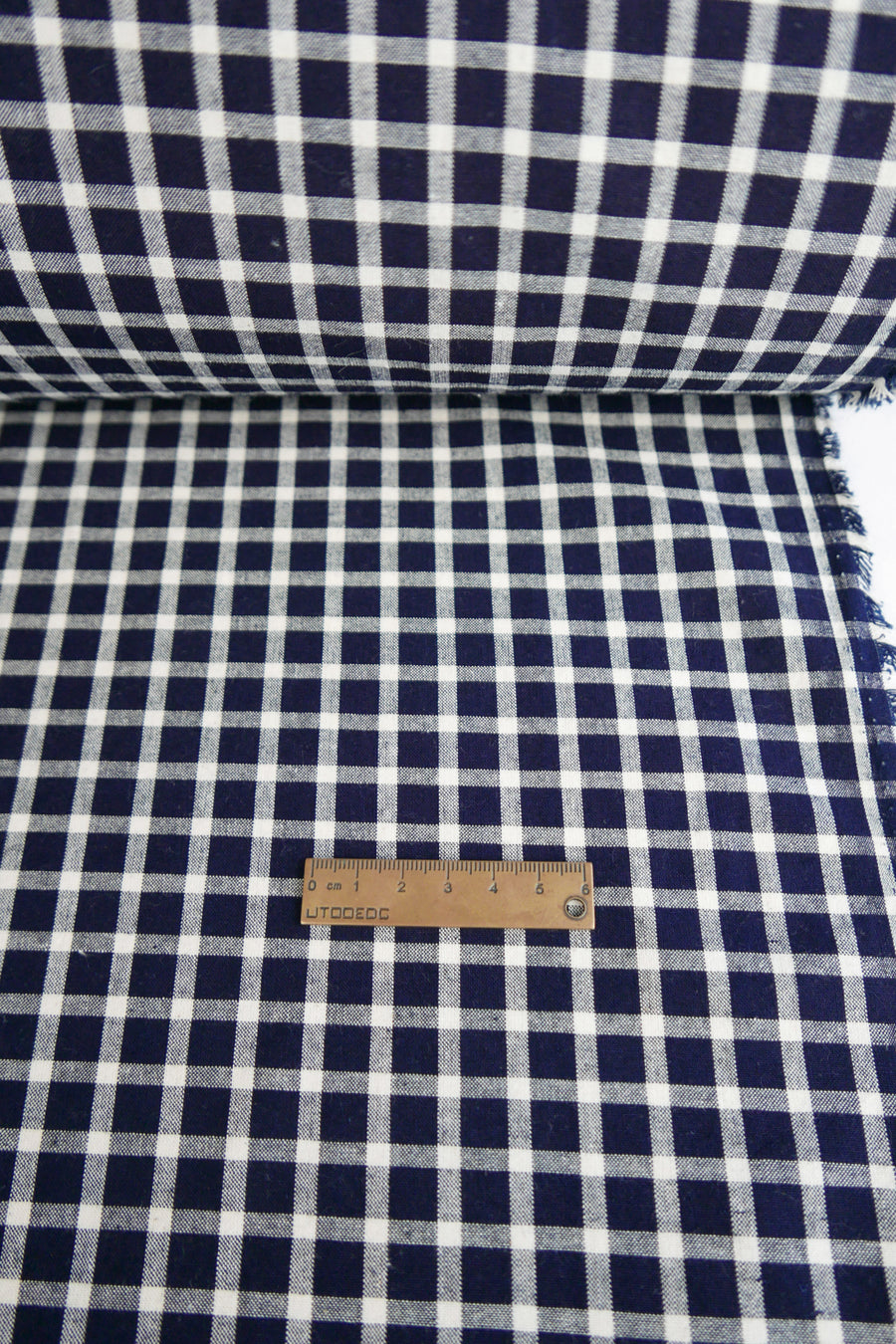 Lukah - Linen Cotton | Navy (LAST CUT - 3M)