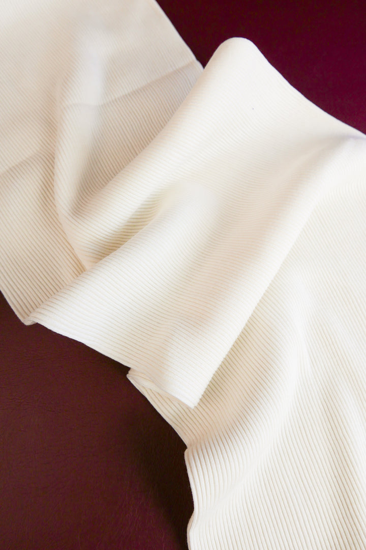 Japanese Silk Rib | Ivory
