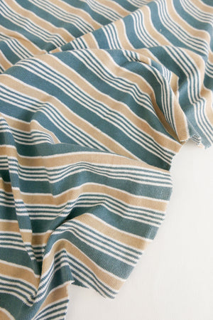 Nautical Stripe - Australian Knit | Sage