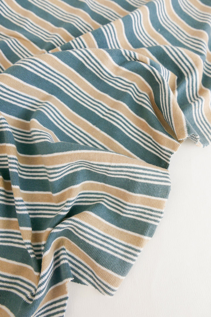 Nautical Stripe - Australian Knit | Sage