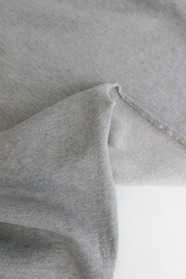 Australian Brushed Sweatshirting | Grey Melange