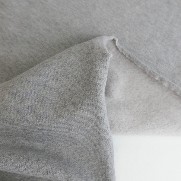 Australian Brushed Sweatshirting | Grey Melange (2.8M)