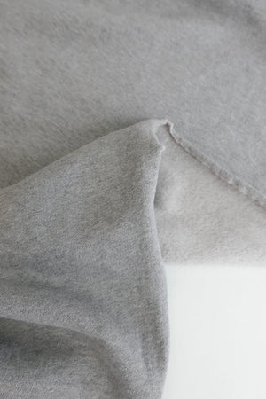 Australian Brushed Sweatshirting | Grey Melange