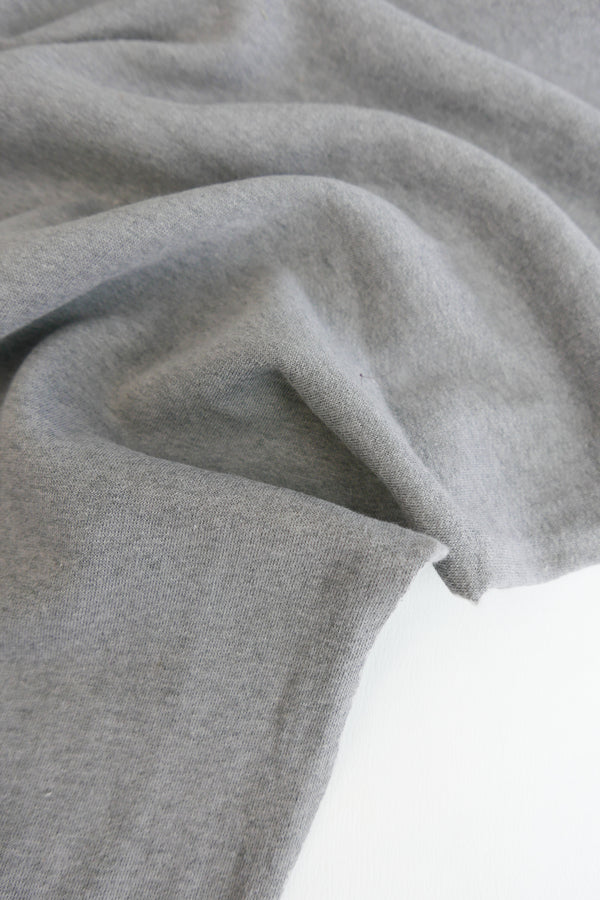 Australian Brushed Sweatshirting | Grey Melange (2.8M)