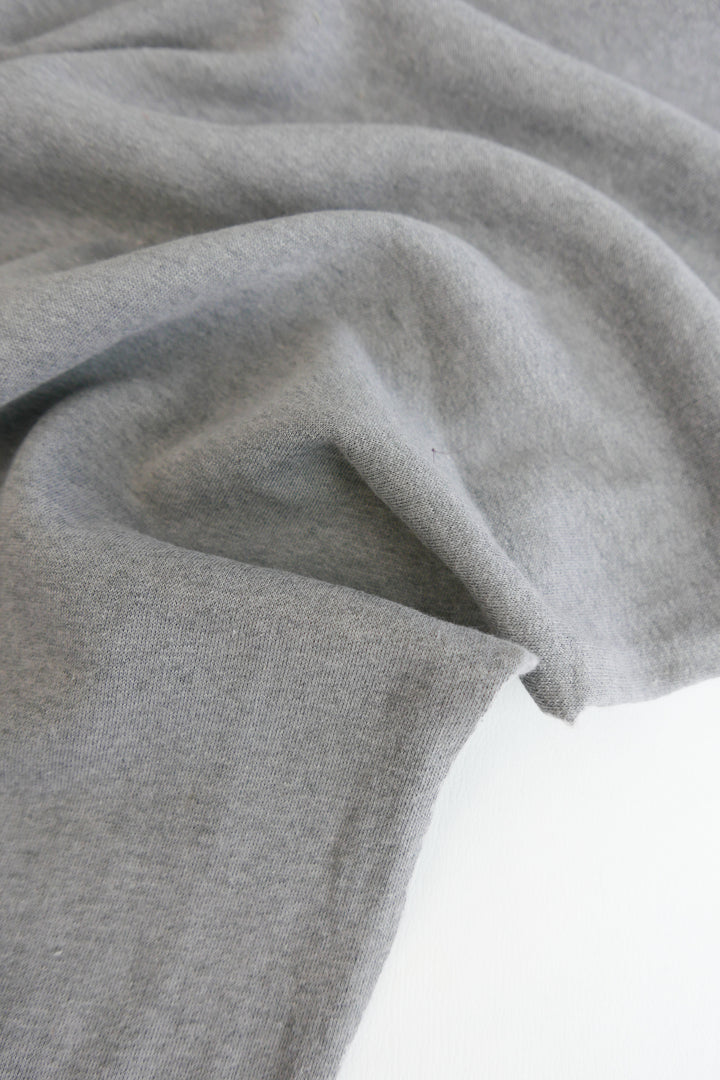 Australian Brushed Sweatshirting | Grey Melange