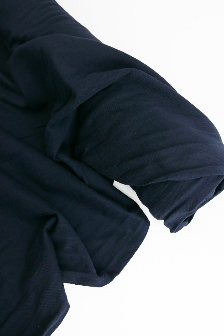 Xavier - Cotton Jersey | Navy