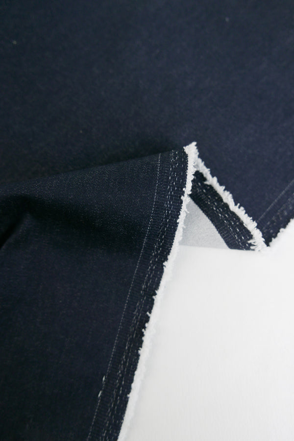Leanne - Plated Stretch Denim | Indigo