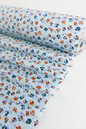 Hydrangea - German Viscose Crepe | Blue Garden
