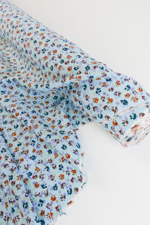 Hydrangea - German Viscose Crepe | Blue Garden