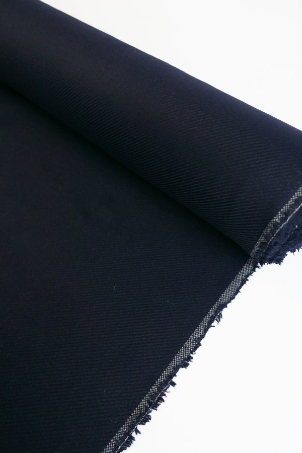 Bleu - Italian Silk Wool Flannel