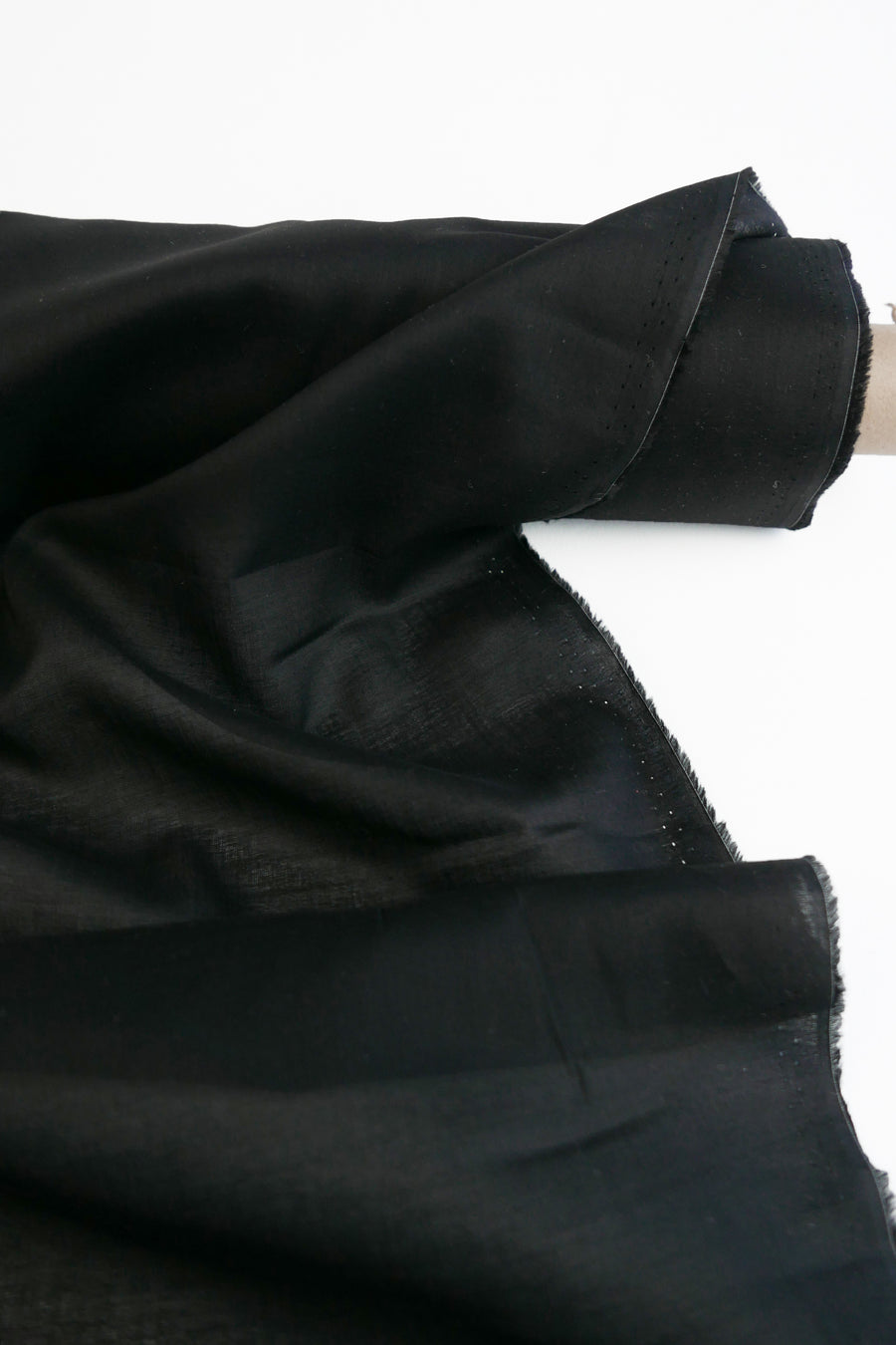 Japanese Polished Cotton Voile | Classic Black