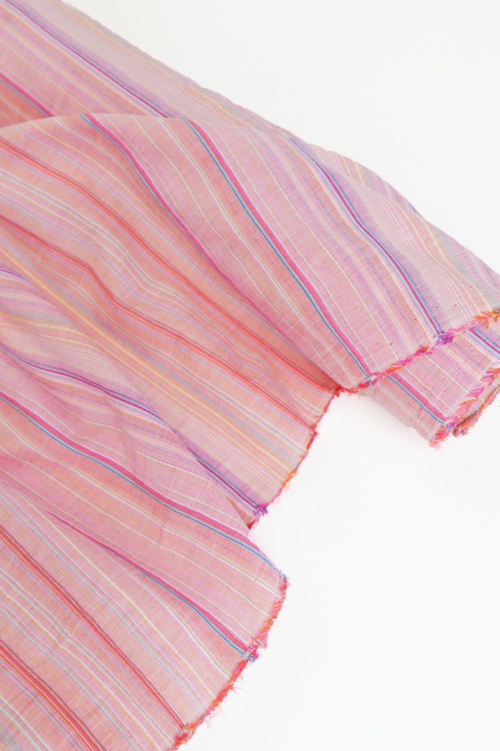 Senorita - Embroidered Stripe | Flamingo