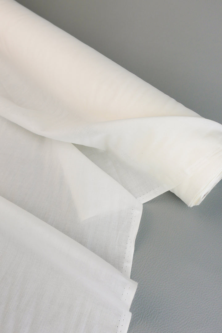 Indian Cotton Voile | Ivory