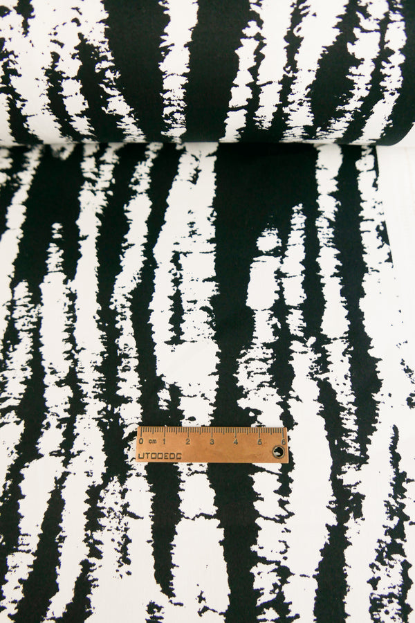 Yvonne - Cotton Sateen | Zebra