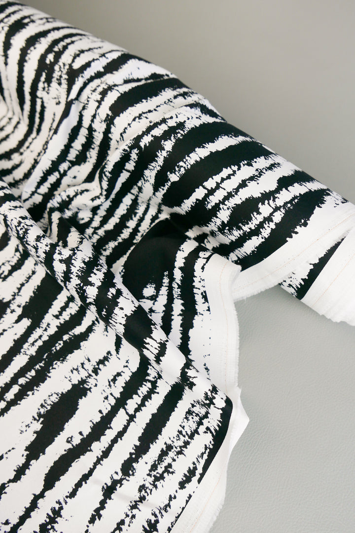 Yvonne - Cotton Sateen | Zebra