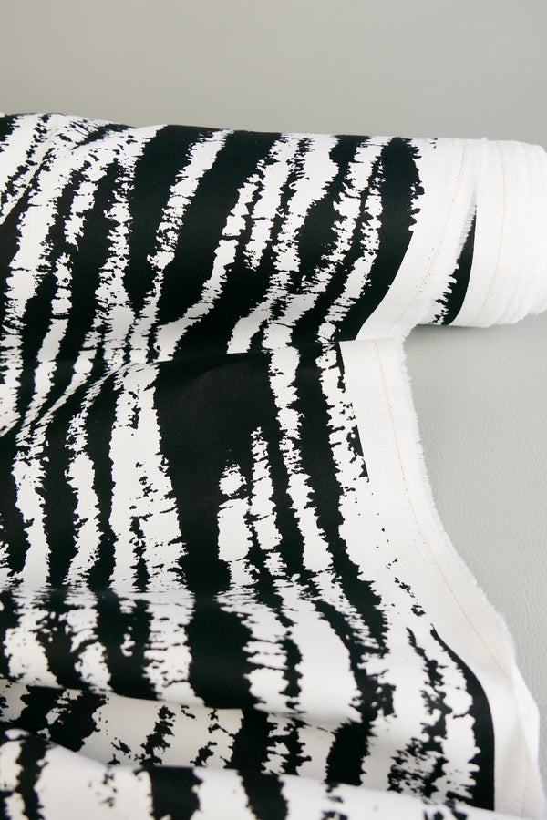 Yvonne - Cotton Sateen | Zebra
