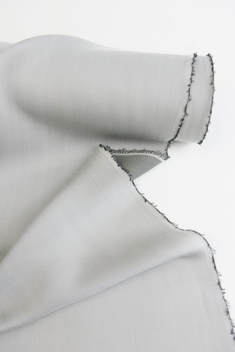 Double-Faced Shot Silk Chiffon | Steel