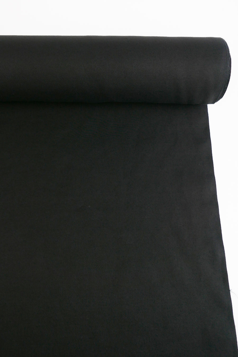 Silk Cotton Shirting | Classic Black