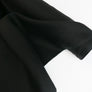 Silk Cotton Shirting | Classic Black