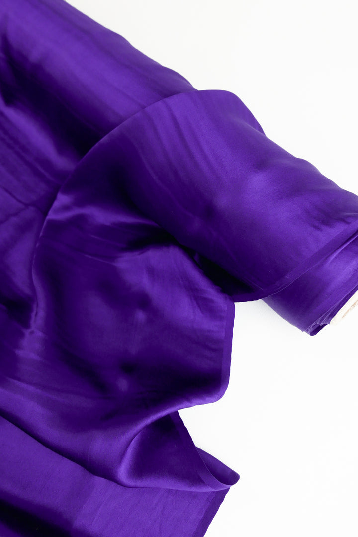 Aisha - Silk Satin | True Purple