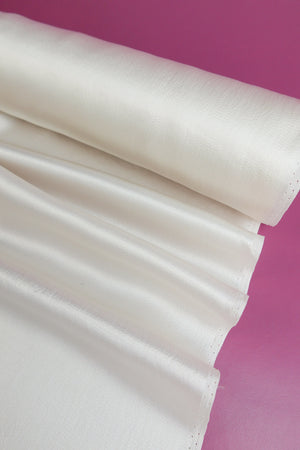 Hammered Silk Satin | Pearl