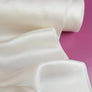 Hammered Silk Satin | Pearl (LAST CUT - 2.6M)
