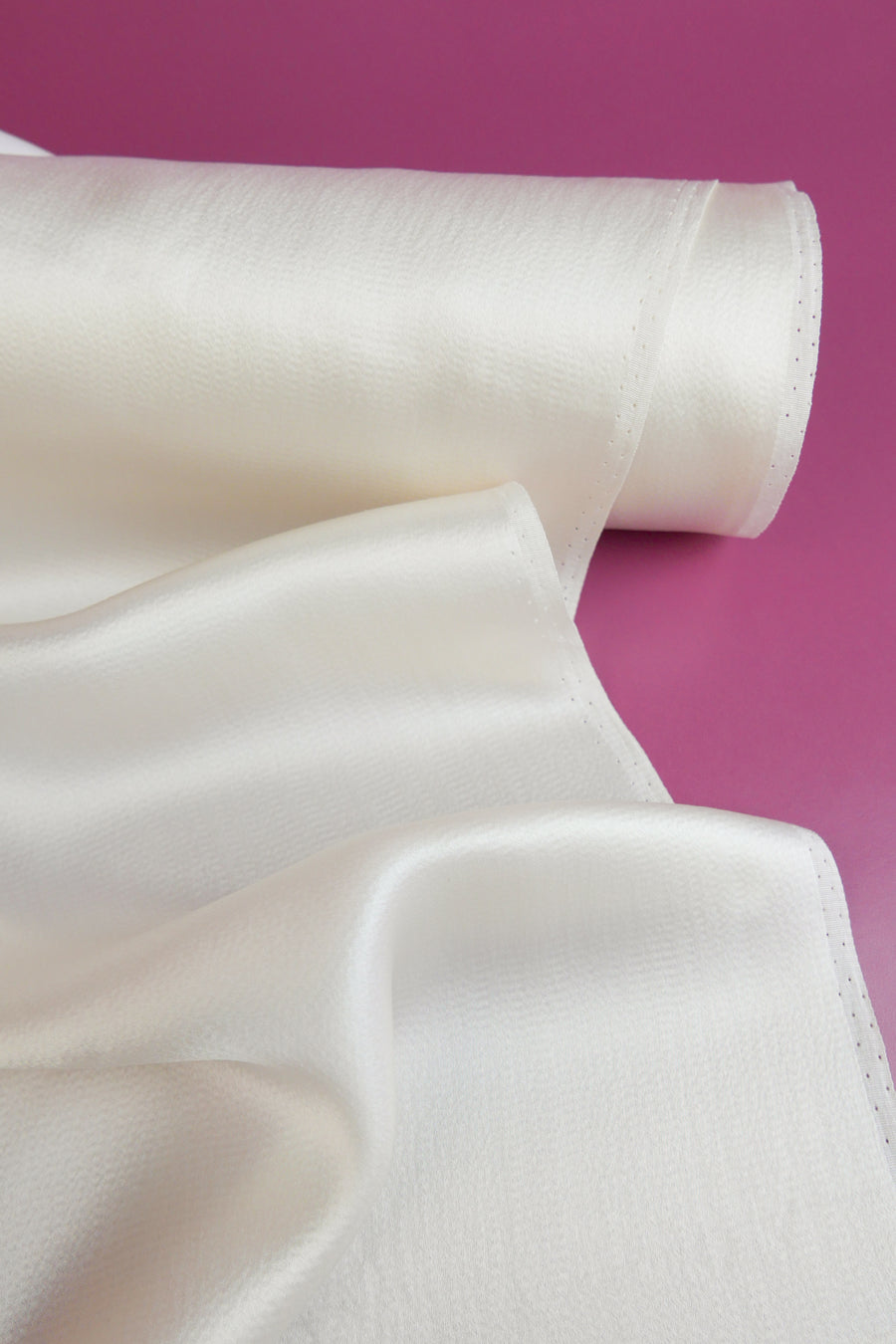 Hammered Silk Satin | Pearl