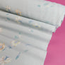 Margaret - Italian Printed Viscose | Duck Egg Blue