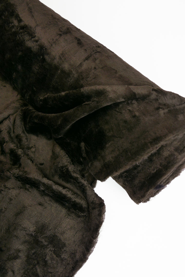 German Knotted Velvet Knit | Dark Chocolate