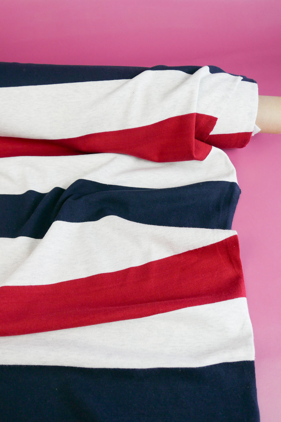 Wyatt - Australian Combed Cotton Knit | Rugby Stripe