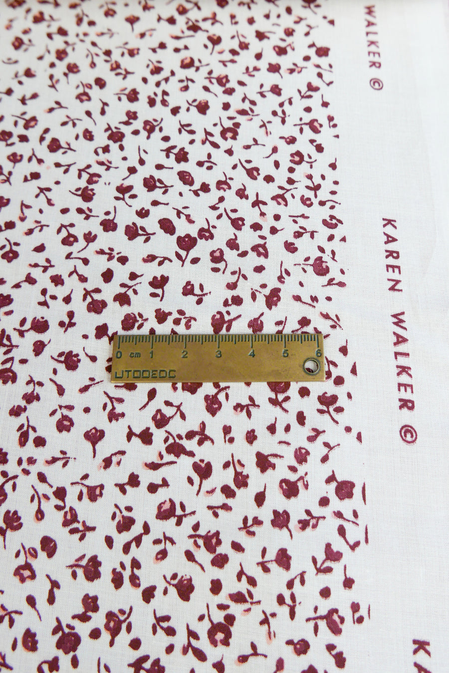 Ex-Designer Organic Cotton Voile | Goji Berry