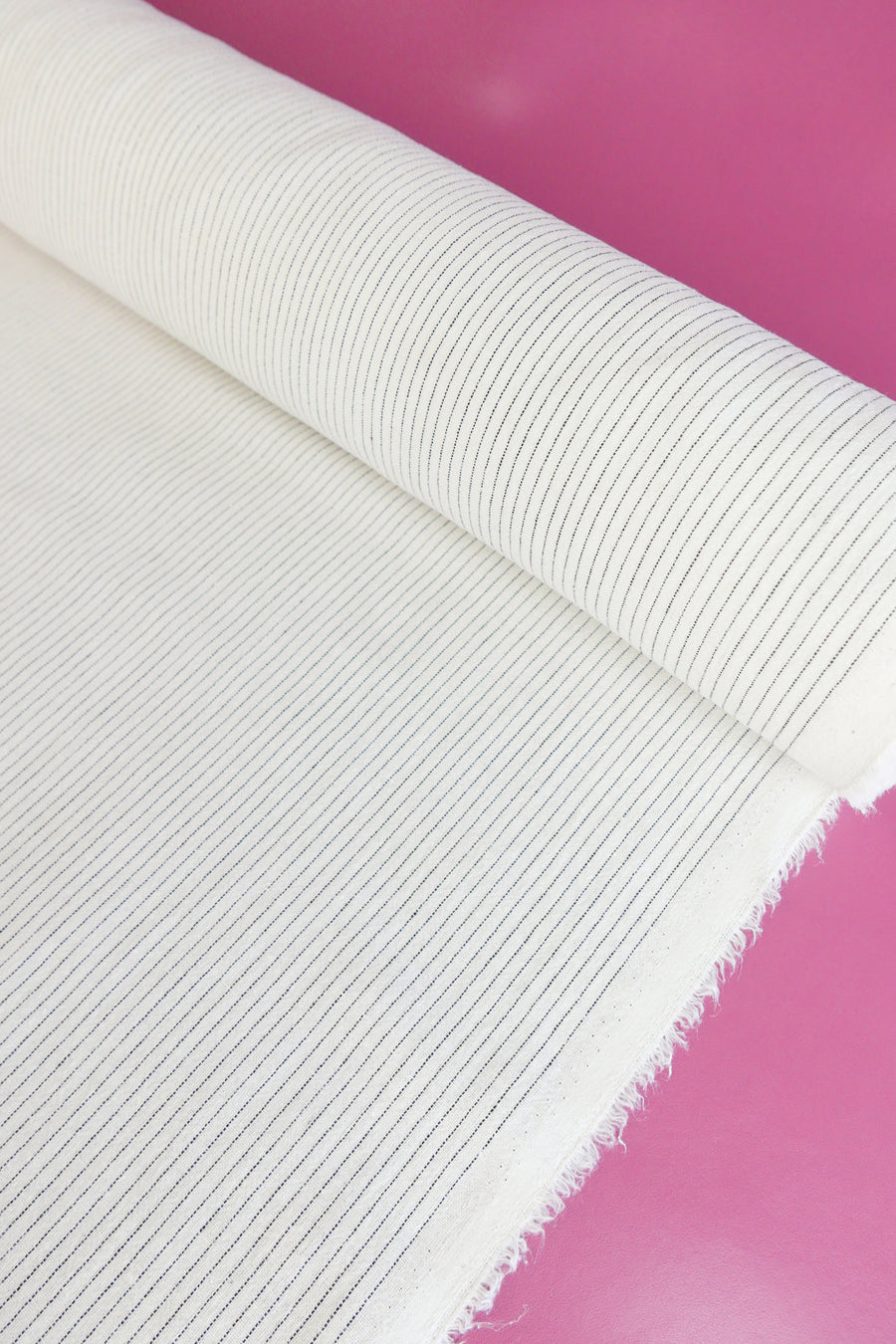 Ex-Designer Striped Linen | Rice
