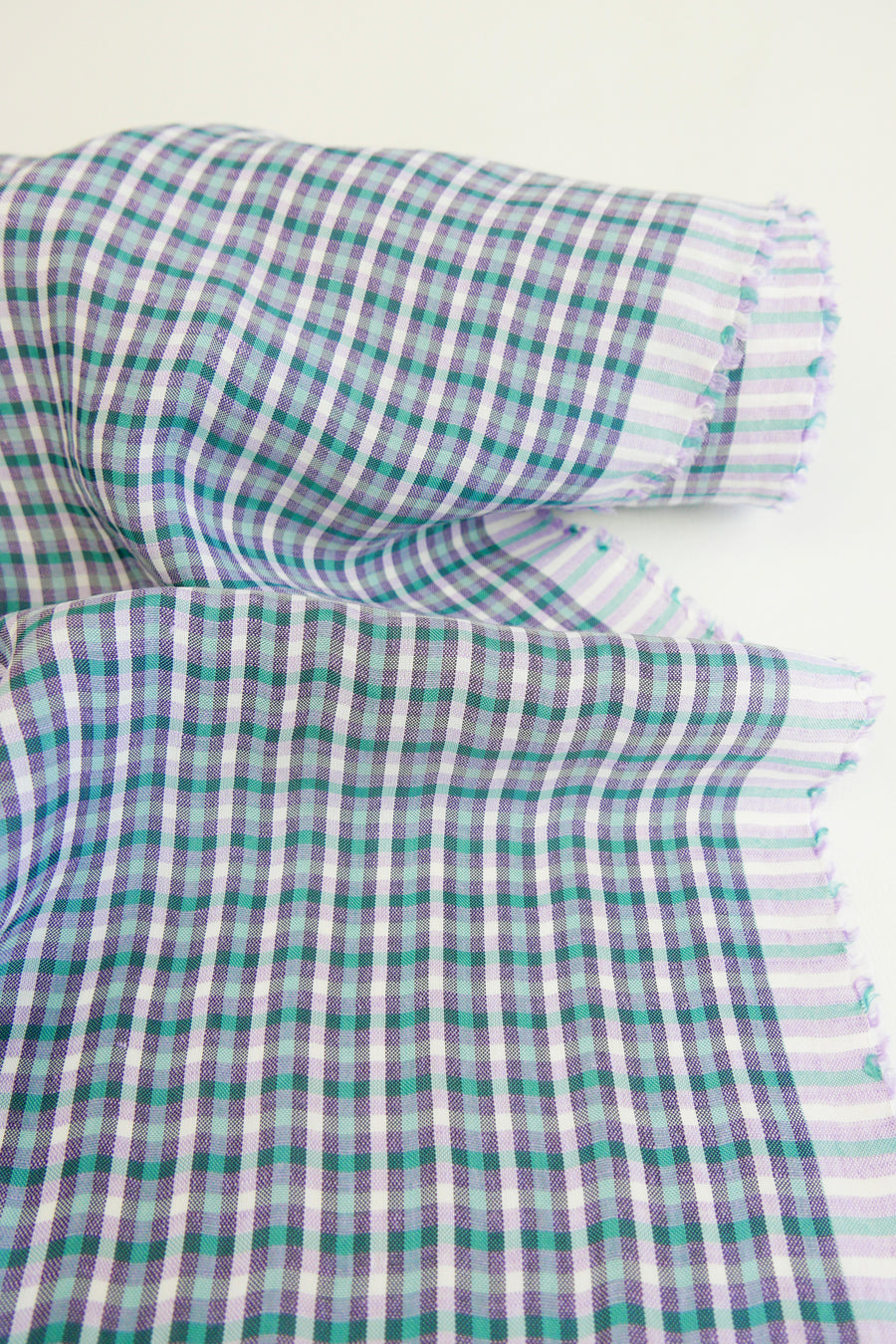 Viker - European Linen Seersucker | Lavender