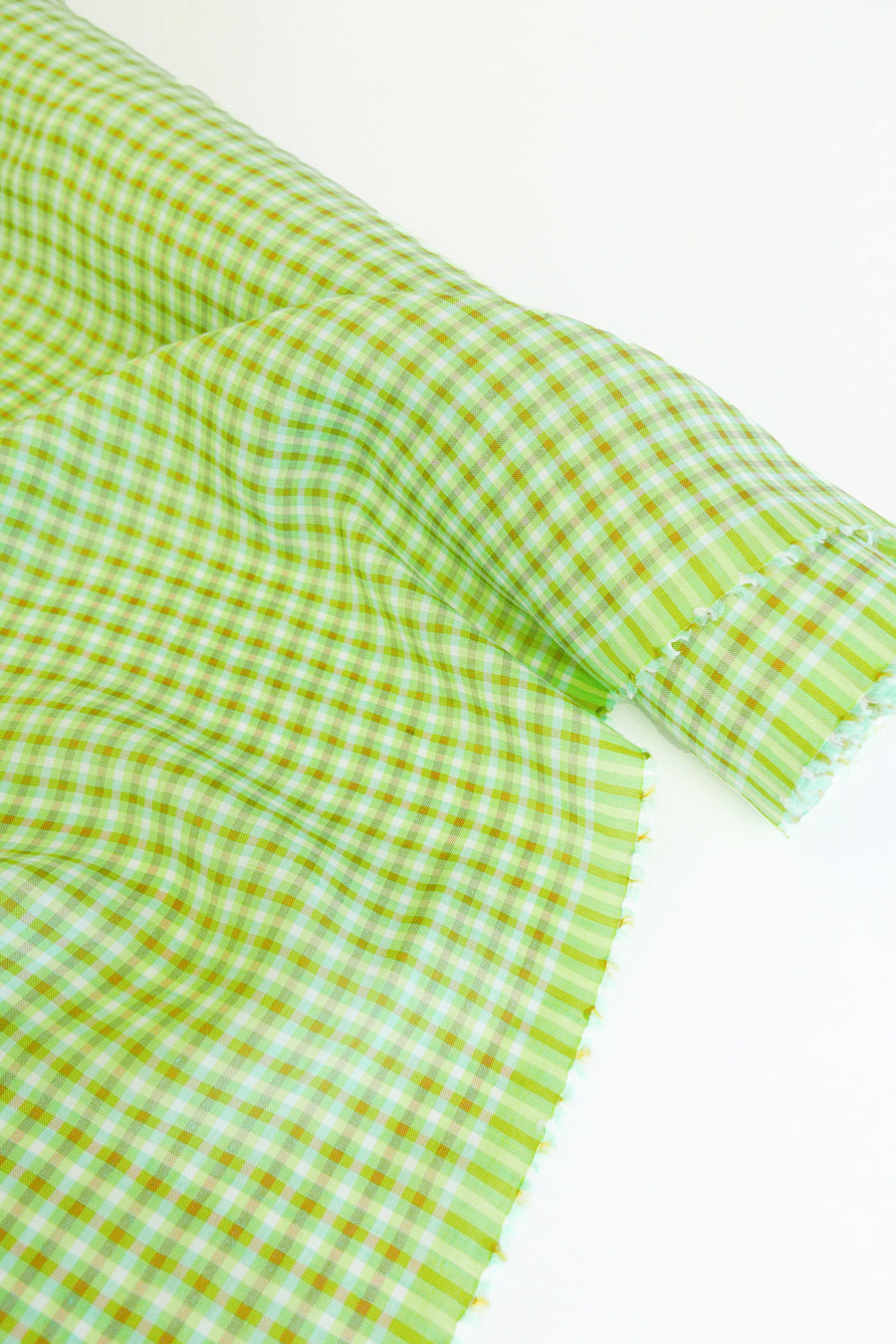Viker - European Linen Seersucker | Lime