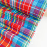 Madras Check - French Yarn Dyed Linen | Poppy Red