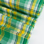 Madras Check - French Yarn Dyed Linen | Lime Zest