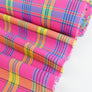 Madras Check - French Yarn Dyed Linen | Pink Punch