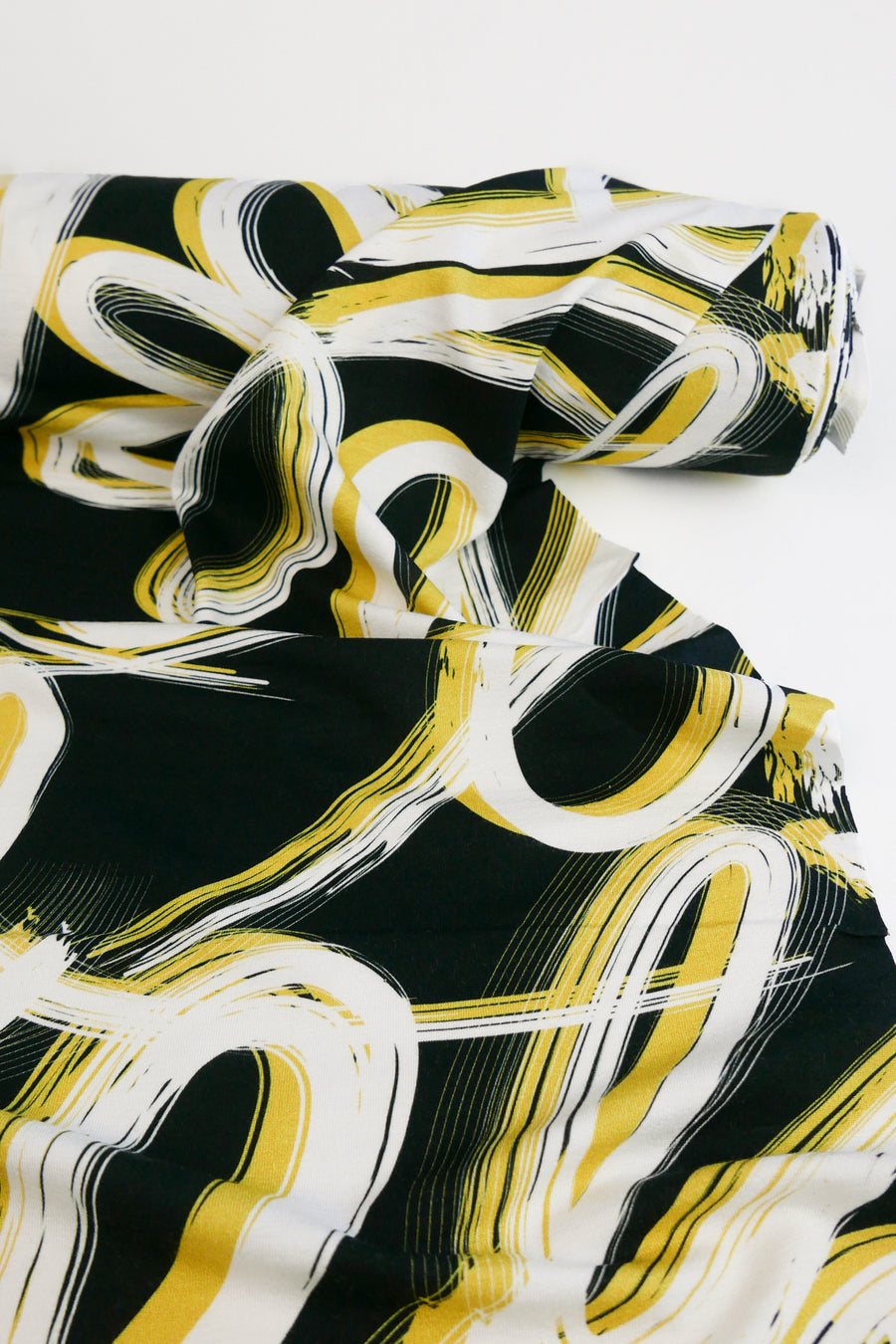 Dublin - Printed Viscose Knit | Honey