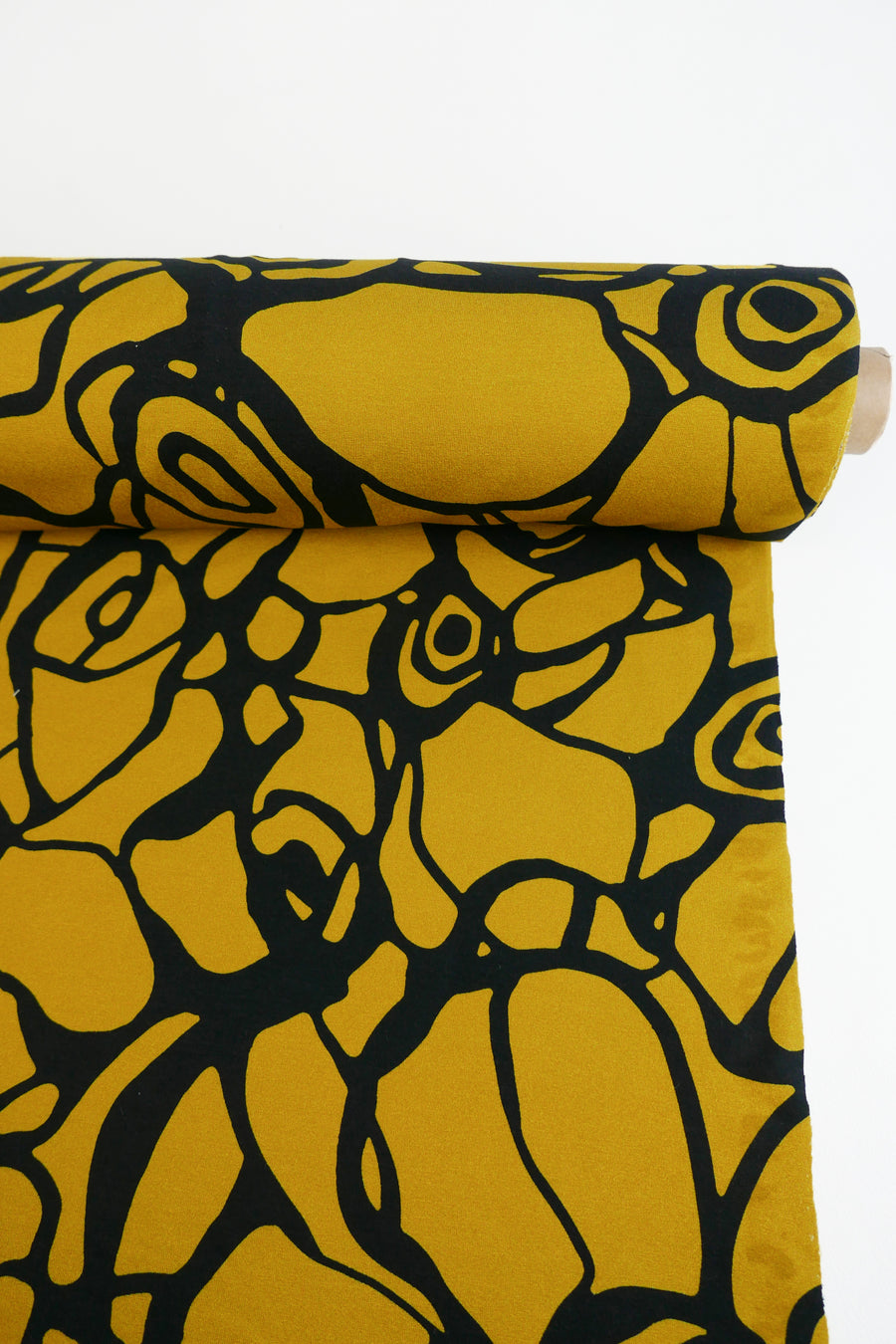 Sahara - Printed Viscose Knit | Gold