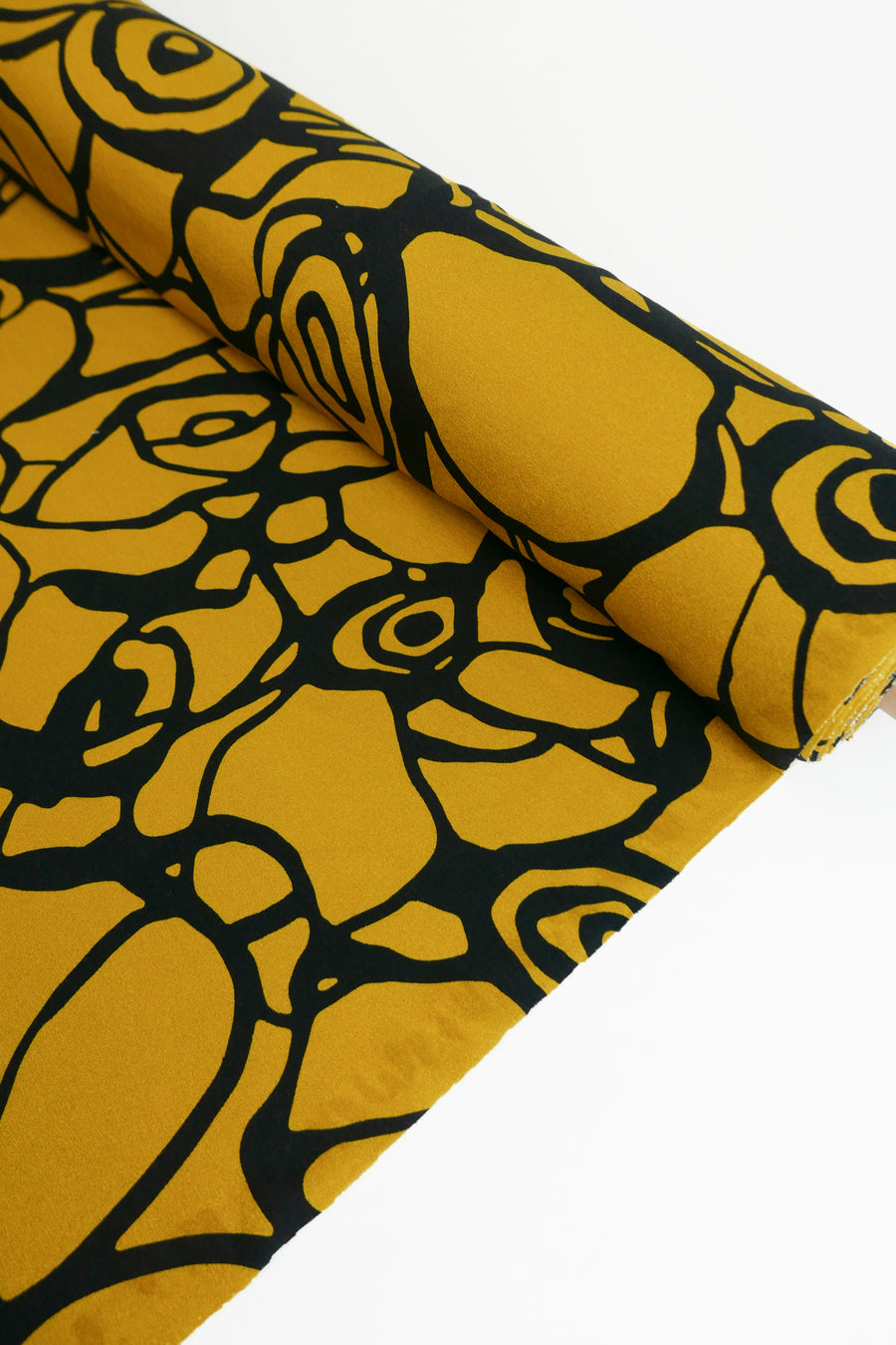 Sahara - Printed Viscose Knit | Gold