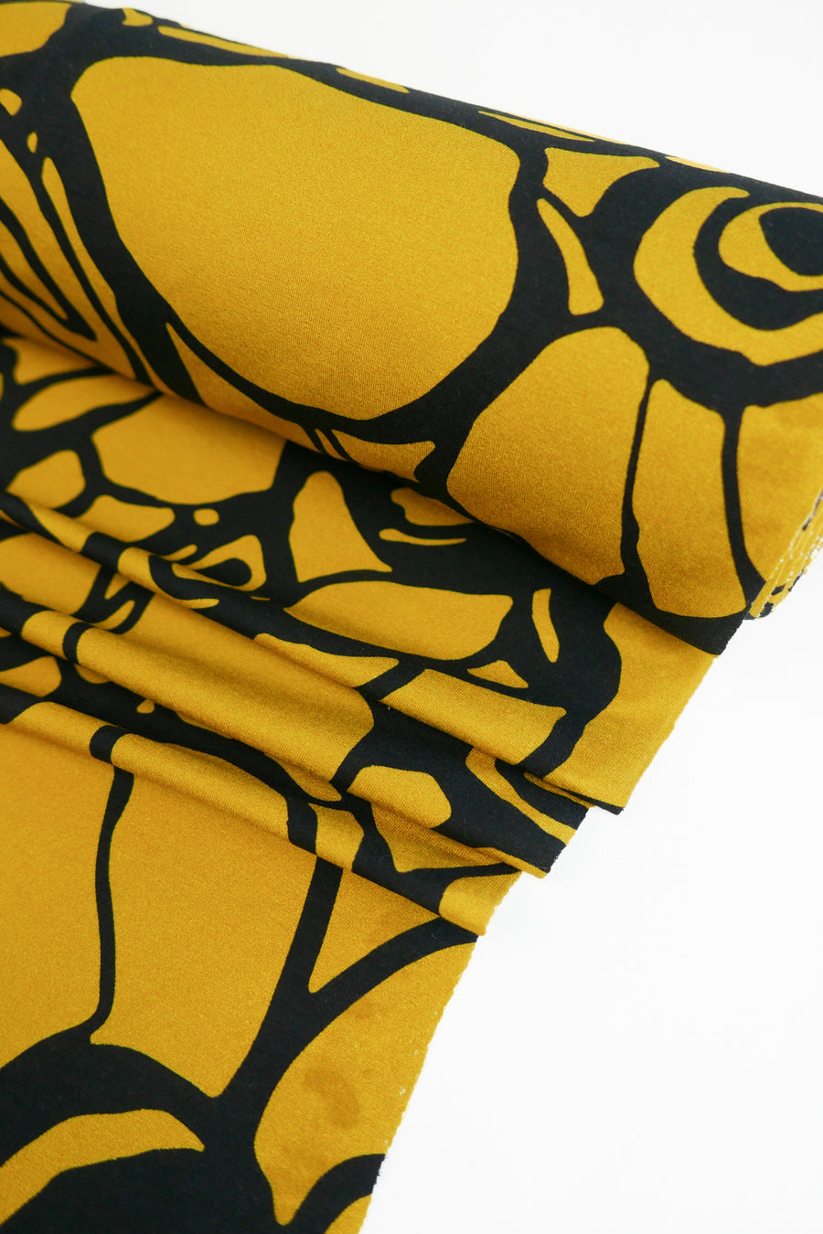 Sahara - Printed Viscose Knit | Gold