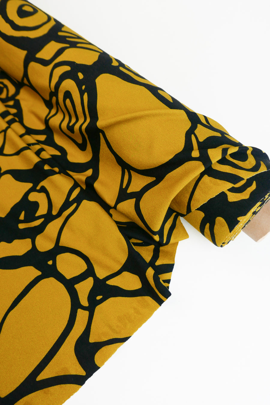 Sahara - Printed Viscose Knit | Gold