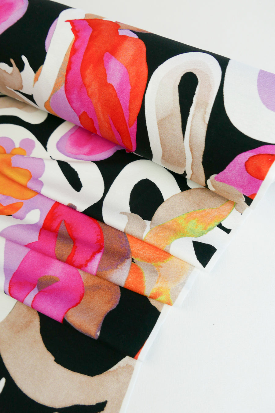 Jimi - Printed Viscose Knit | Arancia